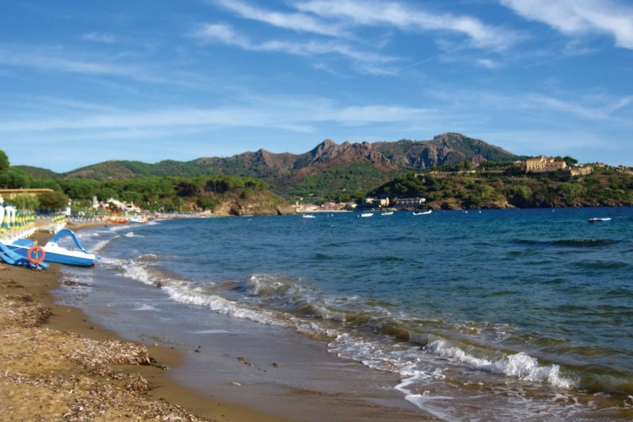 La baie de Naregno, dotée de nombreuses infrastructures. Muriel PARENT