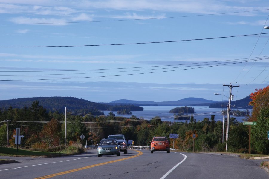 Arrivée sur Moosehead Lake et Greenville. Astrid LATAPIE