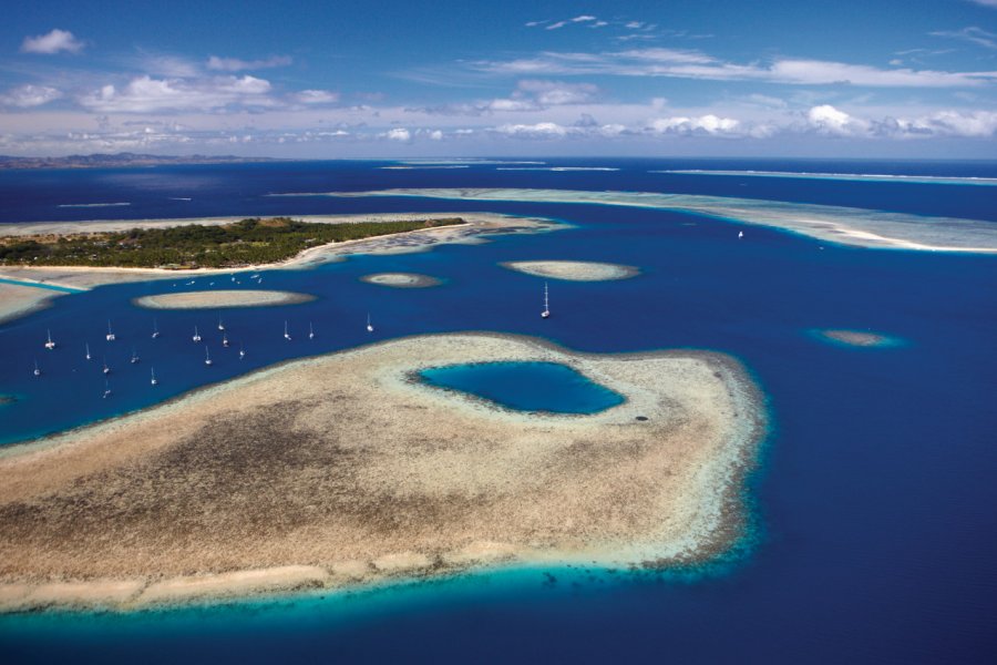 Survol des îles Mamanucas. Tourism Fiji/Chris McLennan