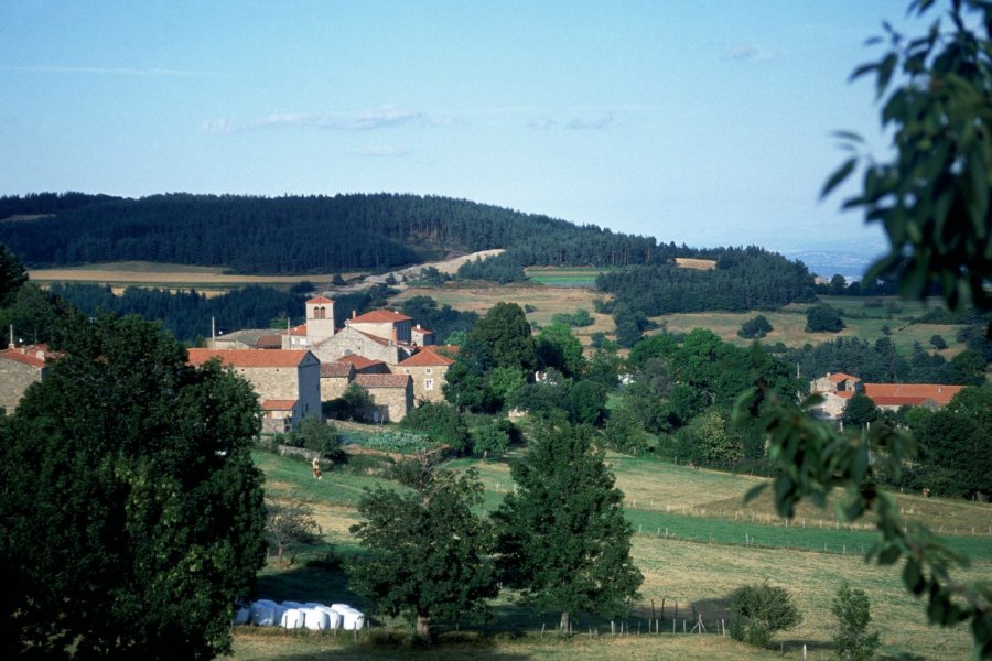 Vue de Colombier, dans le parc naturel régional du Pilat PHOVOIR