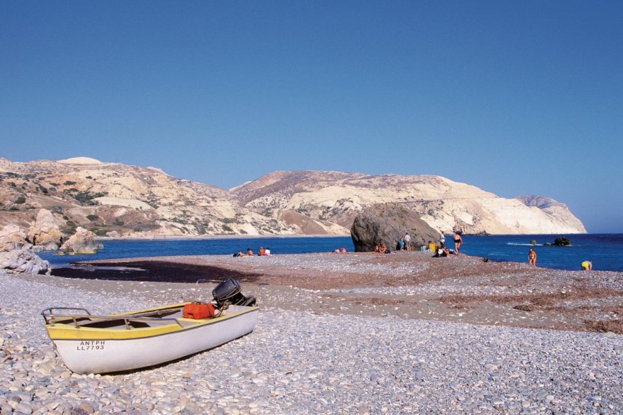 Plage à proximité du rocher d'Aphrodite. Author's Image