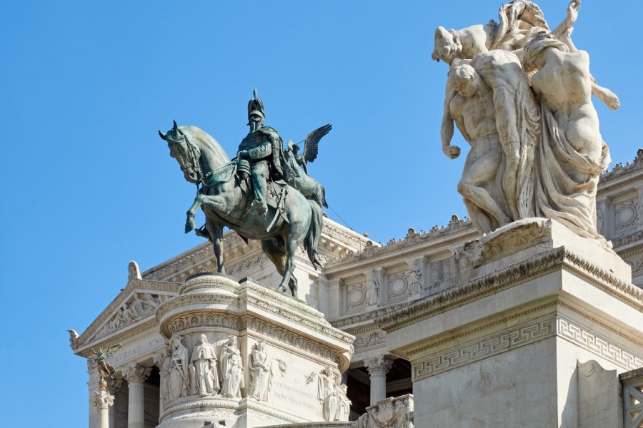 Statue de Victor-Emmanuel II. canbedone