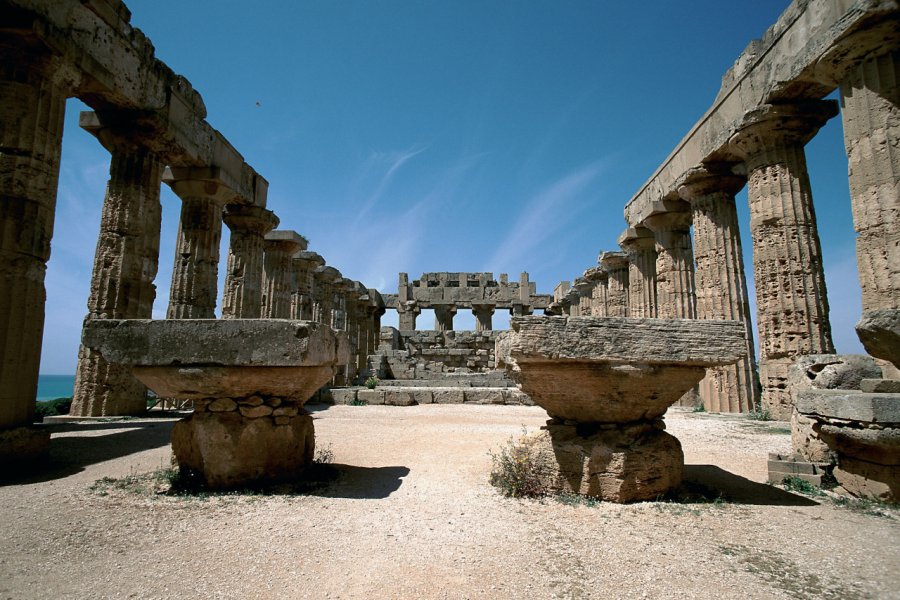 Temple E, site archéologique de Selinunte. Author's Image