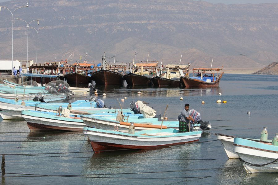 Le port de Mirbat. Cathyline DAIRIN