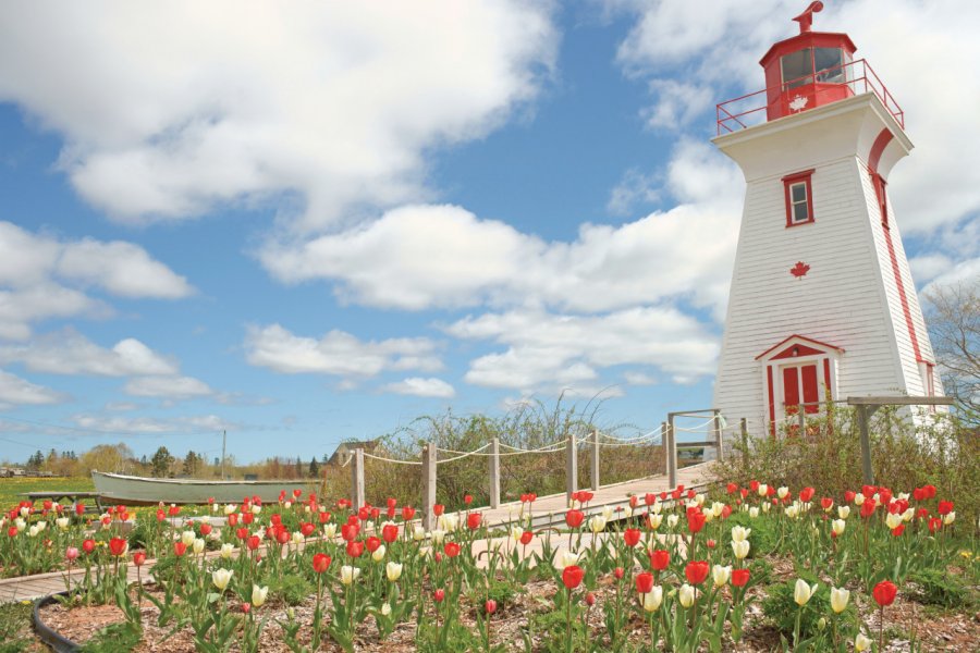 Phare Victoria, sur l'Île du Prince Edouard. Oliver Childs - iStockphoto