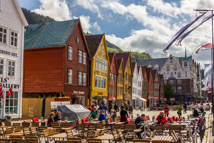 Le quartier de Bryggen, Bergen. mffoto - Shutterstock.com