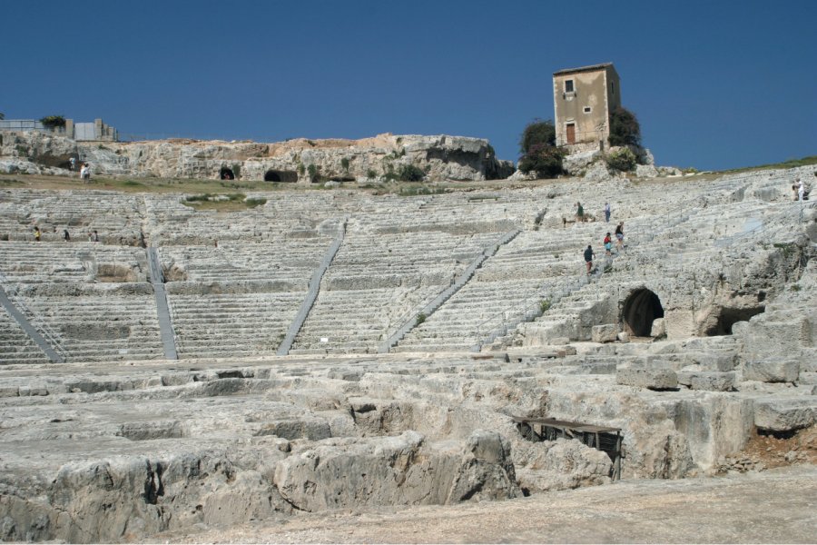 Amphithéâtre grec à Syracuse. Picsofitalia.com
