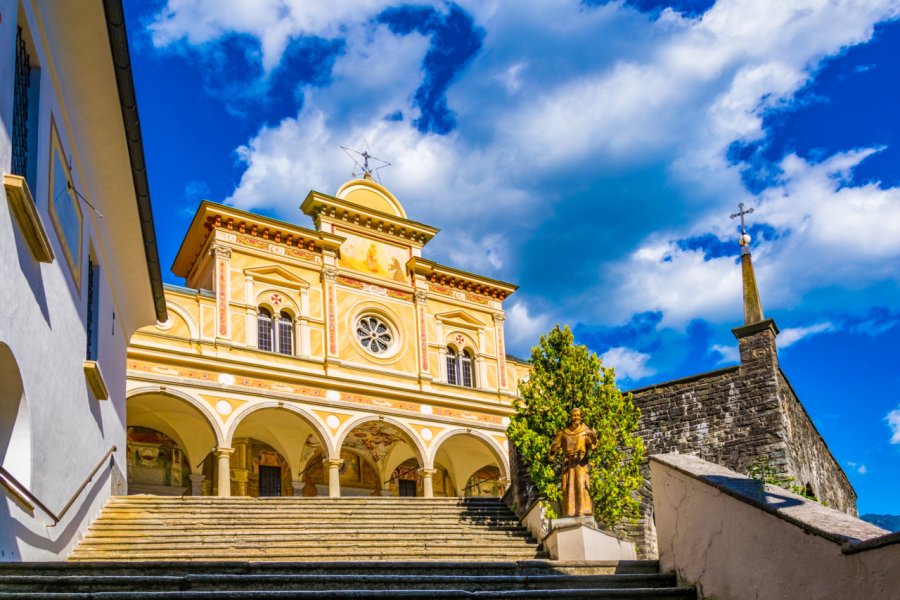 Sanctuaire de la Madonna del Sasso. trabantos - Shutterstock.com