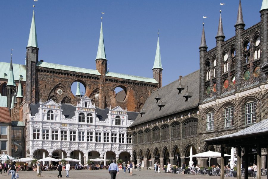 Hôtel de ville de Lübeck. Wolfgang Mette - Fotolia
