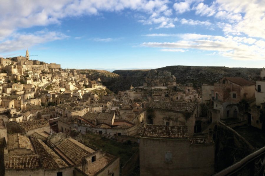 Matera, ville troglodyte et labyrinthique, nichée dans la région de la Basilicate. Muriel PARENT