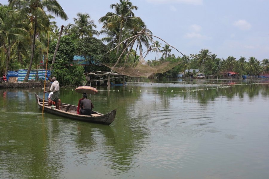 Backwaters dans les environs de Marari. Grégory ANDRE