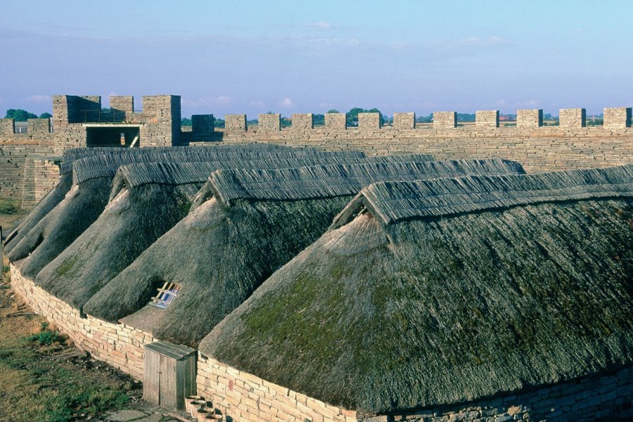 Eketorp, village fortifié de l'âge de fer. Thierry Lauzun - Iconotec