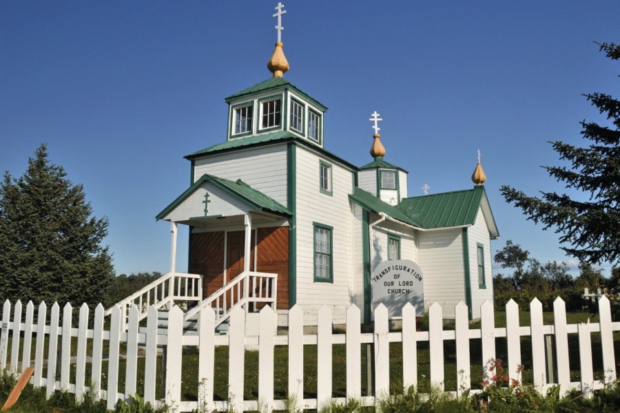 Eglise de Ninilchik. AndyKRAKOVSKI - iStockphoto