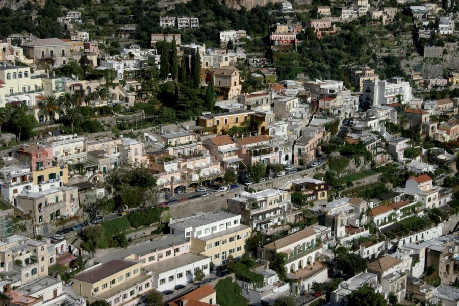 Vue générale de Positano. Stéphan SZEREMETA