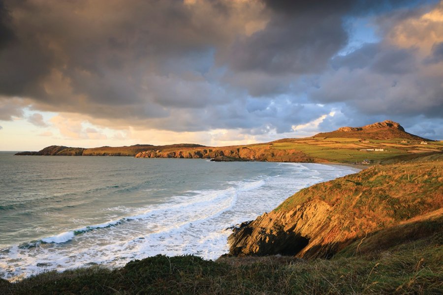 Whitesands, à environ 2 miles à l'ouest de St David's. Pembrokeshire Coast National Park Authority