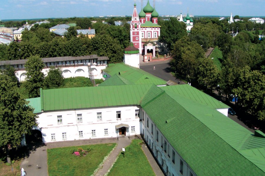 Vue du parc du monastère du Sauveur depuis le campanile. Stéphan SZEREMETA