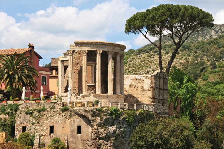 Temple romain de Tivoli. Irakite - iStockphoto