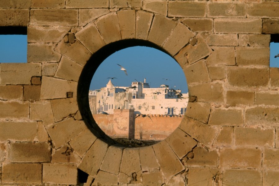 Vue sur Essaouira depuis la sqala du port. Author's Image