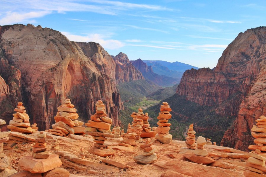 Angels Landing, Zion National Park, Utah evenfh