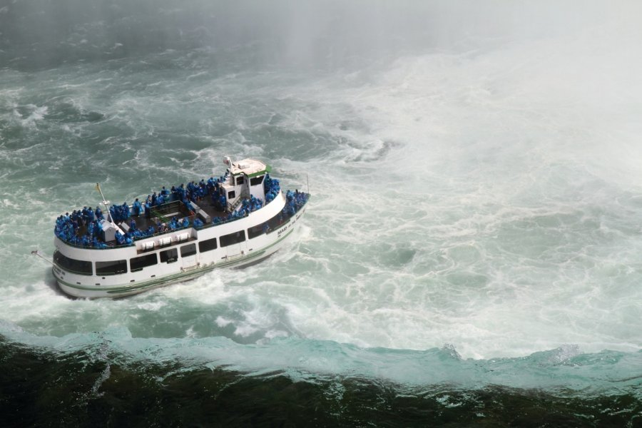 Excursion aux pieds des chutes à bord du mythique bateau 