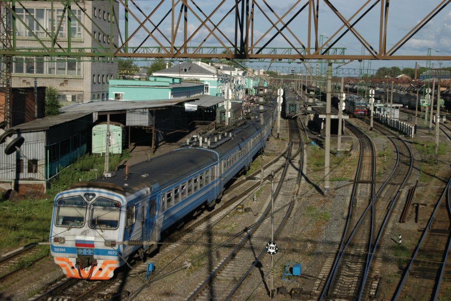 Train régional en gare de Vologda Stéphan SZEREMETA