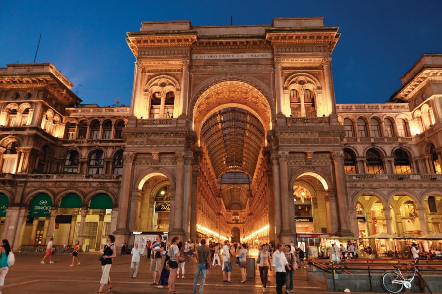 Galleria Vittorio Emanuele II située sur la Piazza del Duomo. Philippe GUERSAN - Author's Image