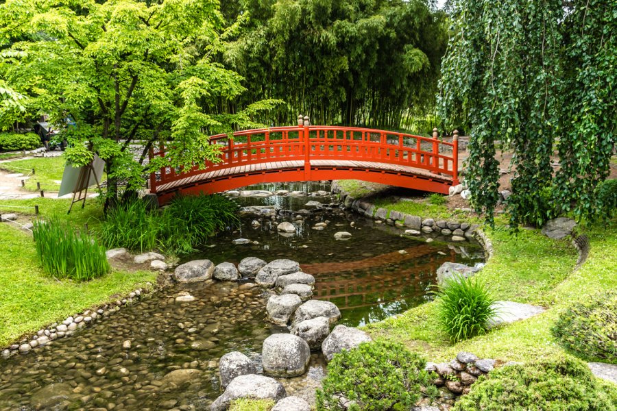 Pont dans le jardin Albert-Kahn. Kiev.Victor - Shutterstock.com