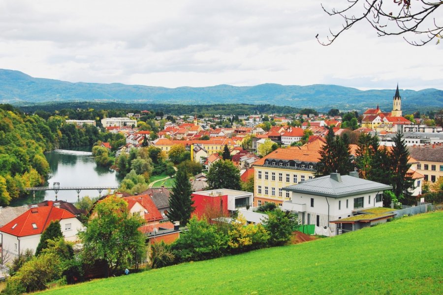 Vue panoramique sur Novo Mesto. Marina J - Shutterstock.com