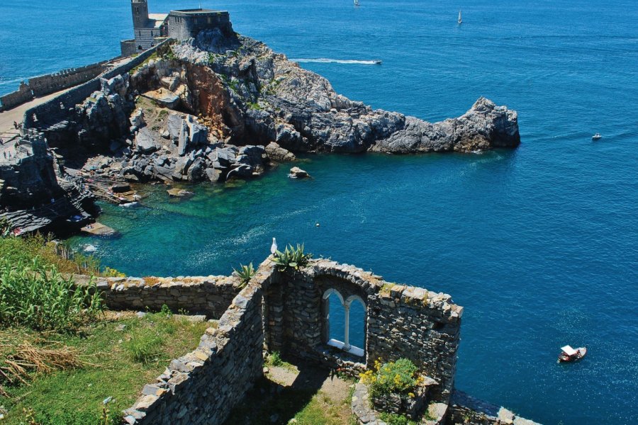 La côte de Portovenere et la mer de Ligurie. Bdsklo - iStockphoto