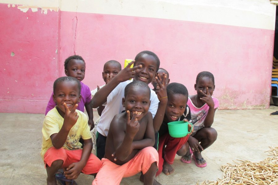 Sourire d'enfants. Agathe Andrieu