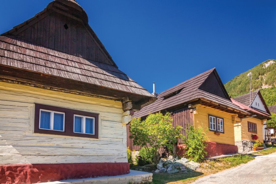 Le village de Vlkolínec. ViliamM - iStockphoto.com