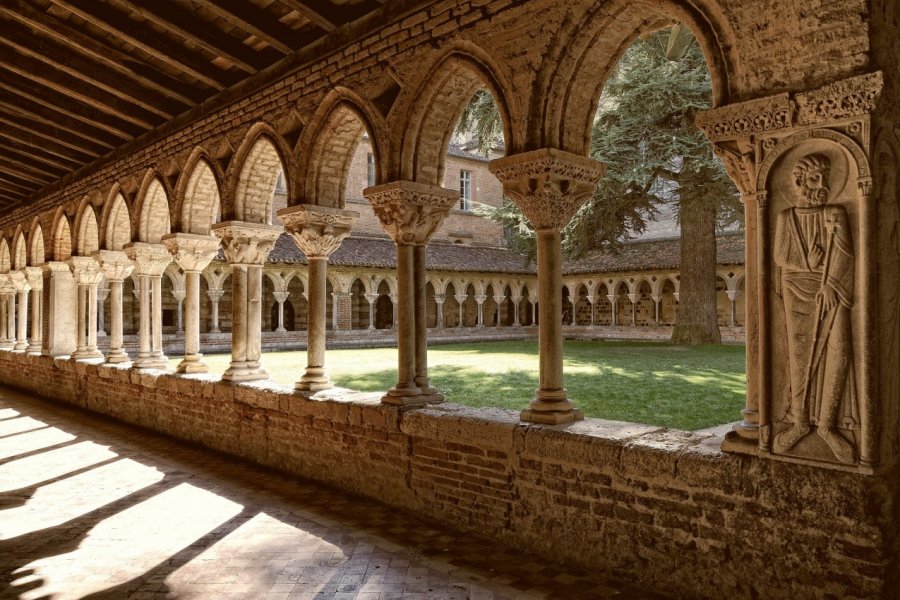 Le cloître de Moissac Pat on stock