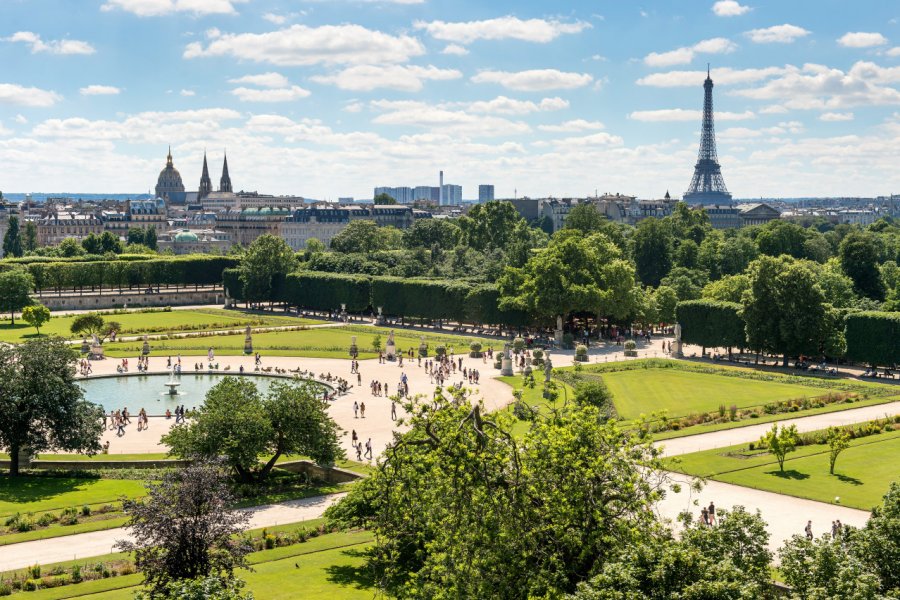 Le jardin des Tuileries. Lena Ivanova - Shutterstock.com