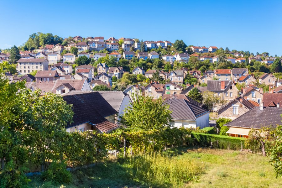 Vue sur Brive-la-Gaillarde. Unclesam - stock.adobe.com