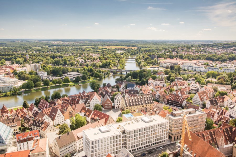 Vue sur la ville d'Ulm. manfredxy - iStockphoto.com