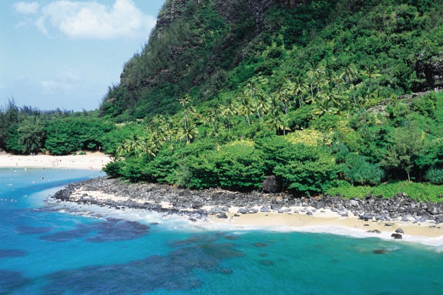 Kee Beach. Hawaii Tourism Authority (HTA) / Robert Coello