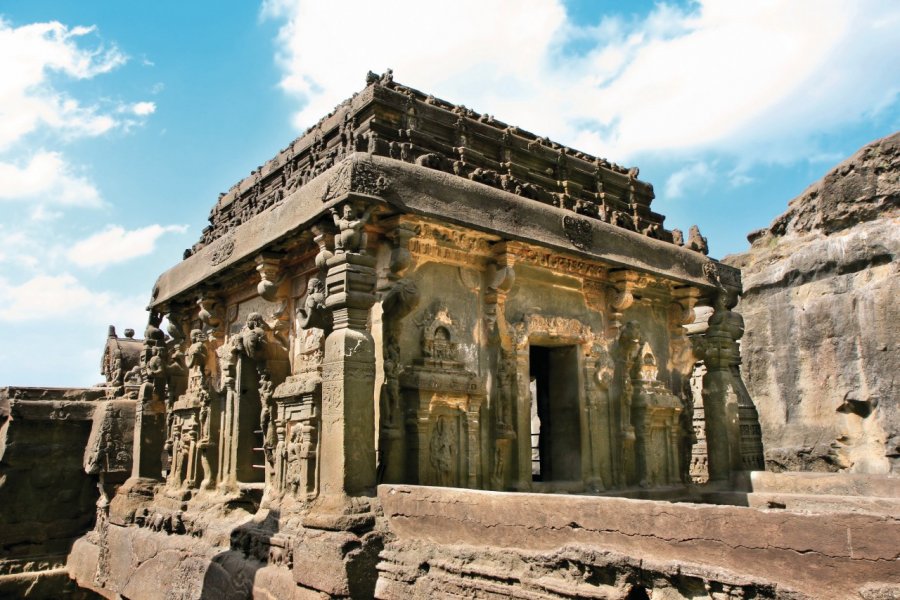 Ancien temple bouddhiste d'Ellora. Aleksandar TODOROVIC - Fotolia