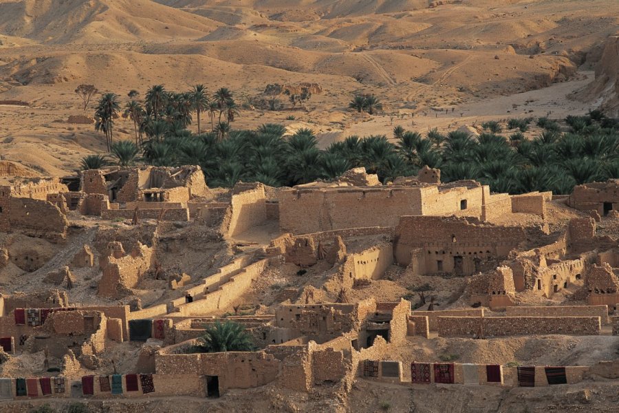 Tamerza est une oasis de montagne. Cali - Iconotec