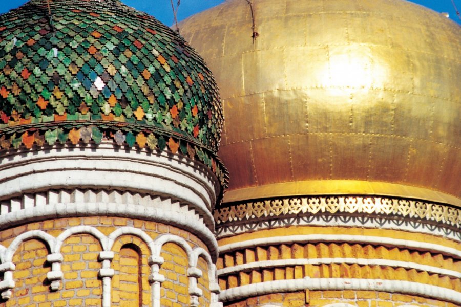 Kitaï Gorod, clocher d'église (détail). Stéphan SZEREMETA