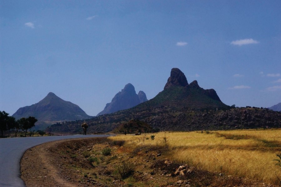 Sur les routes éthiopiennes, arrivée à Adwa. TRINITY