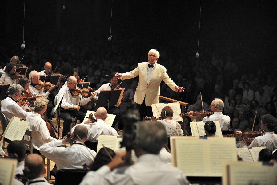 Le Boston Symphony Orchestra au festival Tanglewood. shutterstock - T photography