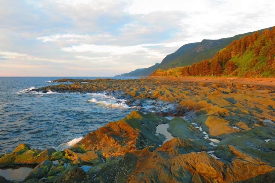 Le littoral à Sainte-Anne-des-Monts. Ida JONCOUR