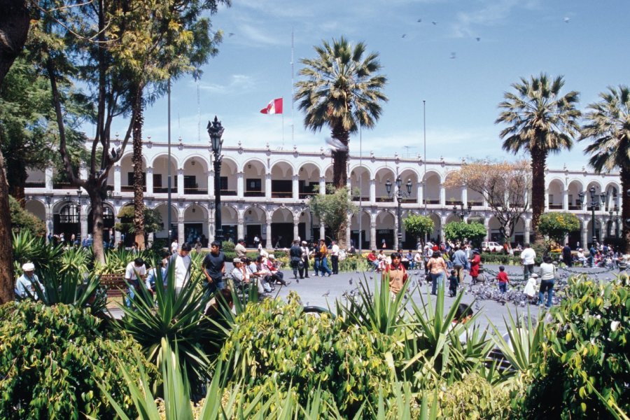 Plaza de Armas à Arequipa. Author's Image