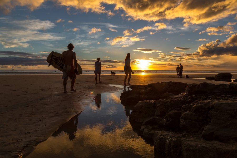 Coucher de soleil à Playa Maderas. LMspencer - Shutterstock.com