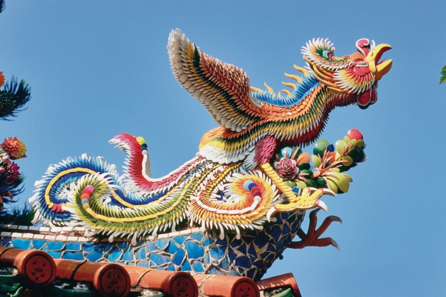 Temple de Confucius, dragon sur le toit Marcel Pepeira - Iconotec