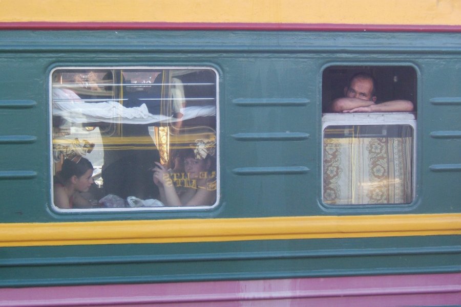 Train 45 sur la ligne Oulan-Oude - Irkoutsk Stéphan SZEREMETA