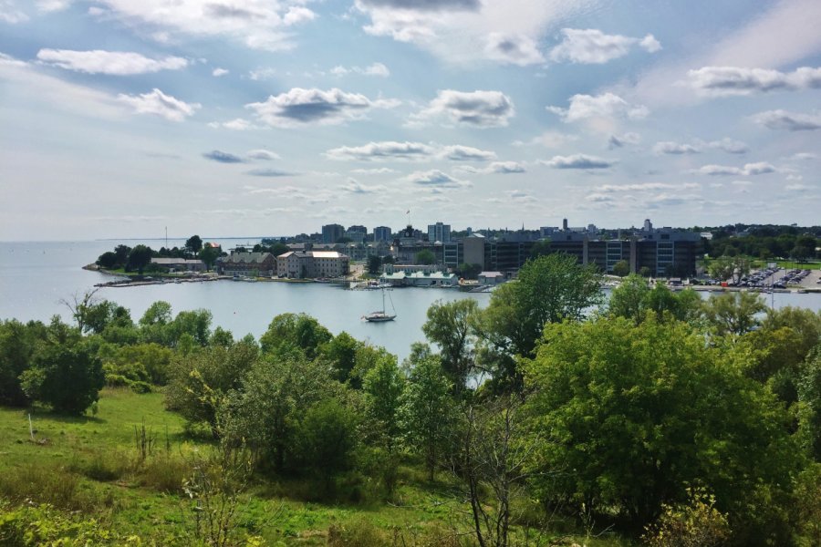 Vue sur Kingston depuis Fort Henry. Valérie FORTIER