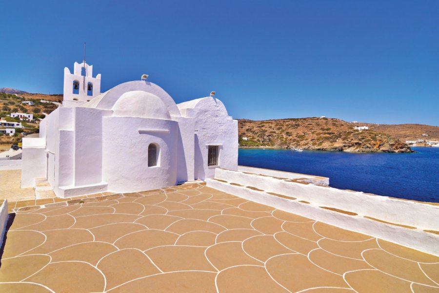 Panaghia Chrysopigi sur l'île de Sifnos. saiko3p