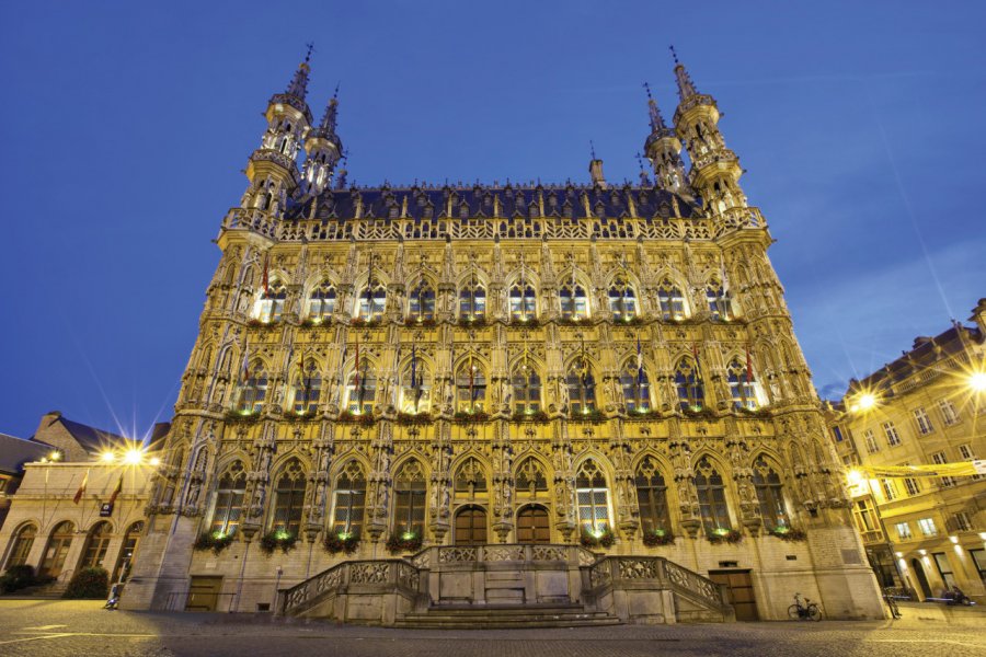 Hôtel de ville gothique de Louvain. Bbsferrari - iStockphoto