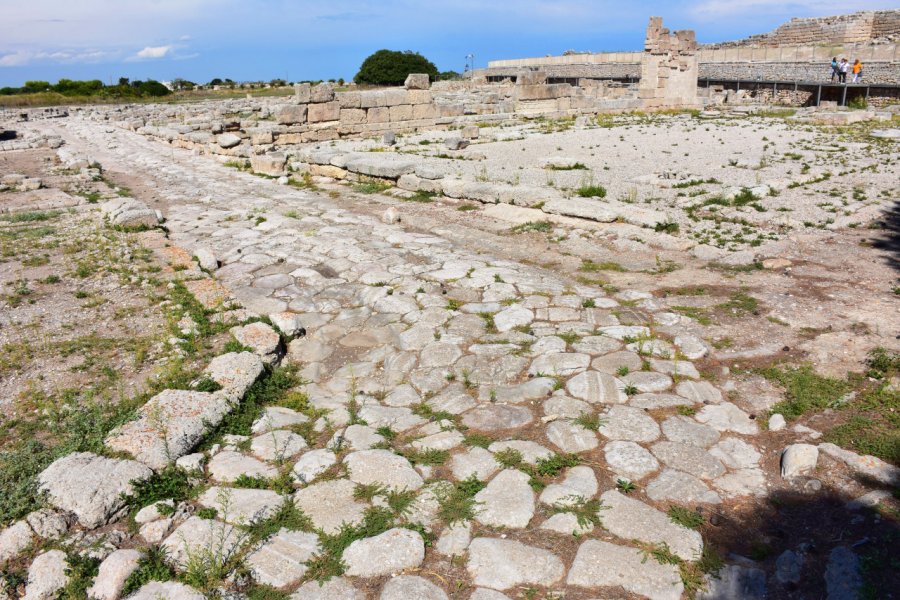 Vestiges de la Via Traiana à Egnazia. forben - Shutterstock.com